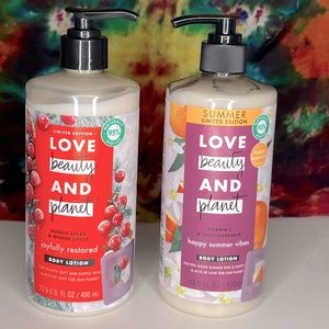 Love Beauty And Planet Limited Edition Body Lotions!